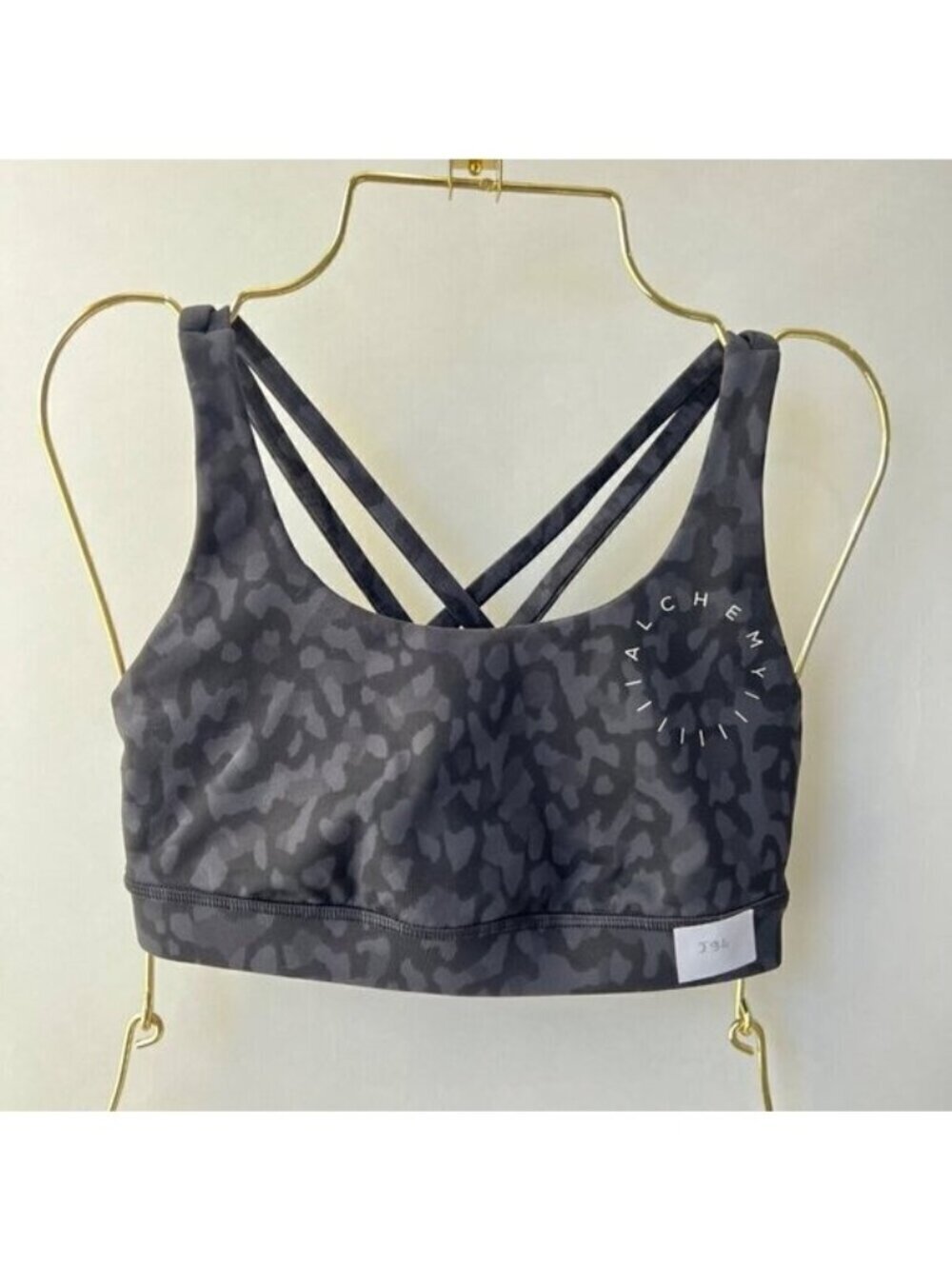 Lululemon energy bra black camo, Size 4 J94